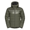 Odlo Winter Jacket Severin N-Thermic Insulated with Hood (water-repellent, windproof, breathable) dark green Men